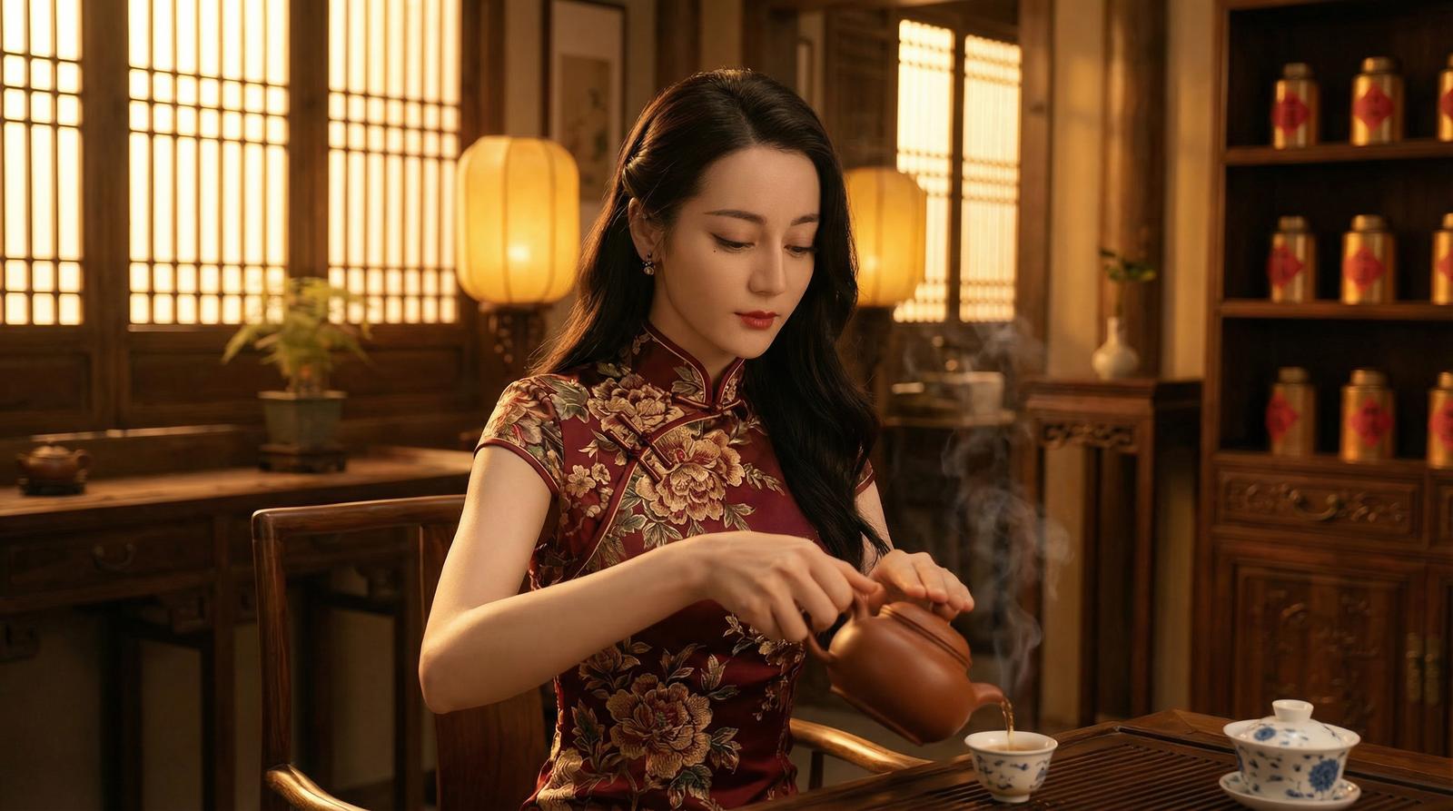 玩物社区古风茶艺写真视频